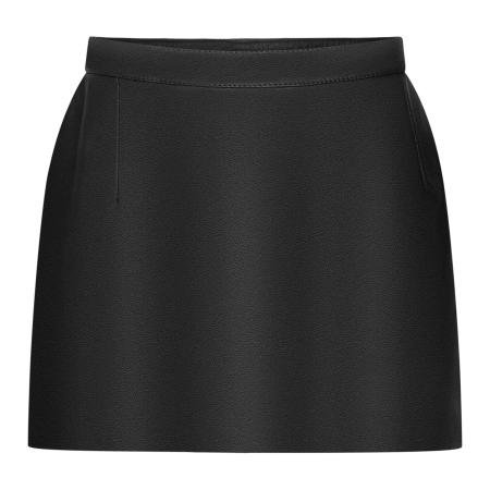 Rimba Eenvoudige lederne rok