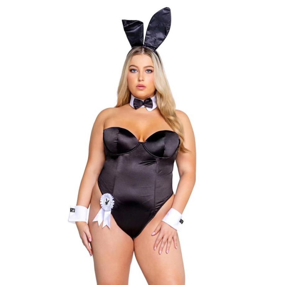 Playboy Lingerie - Classic Playboy Bunny - Zwart Zwart