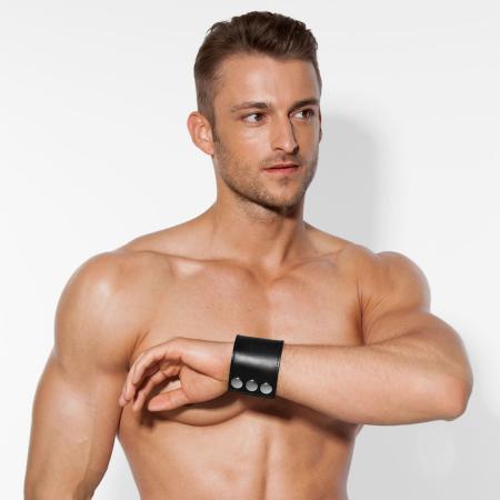 Rimba Brede leren armband