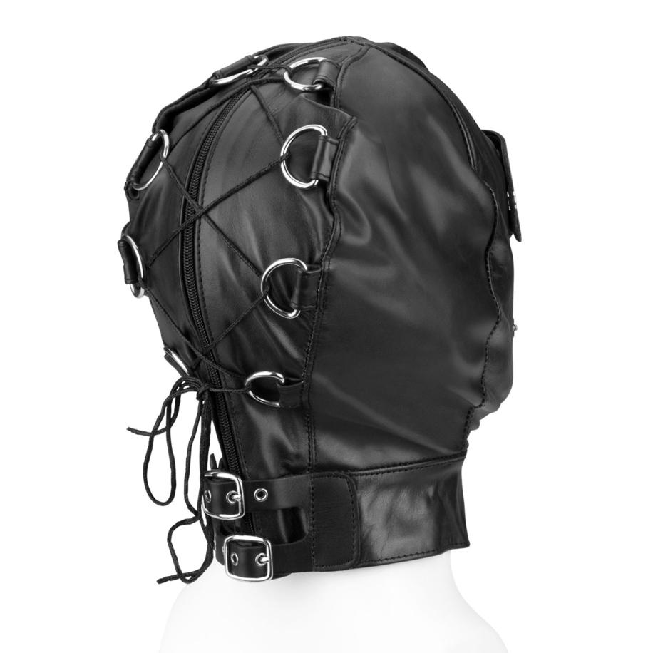 Rimba Leren masker met afneembare delen -