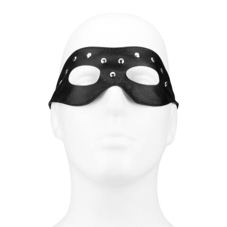 Rimba Open leren oogmasker met studs