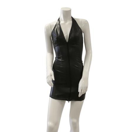 Guilty Pleasure Zip Up Halterneck Dress