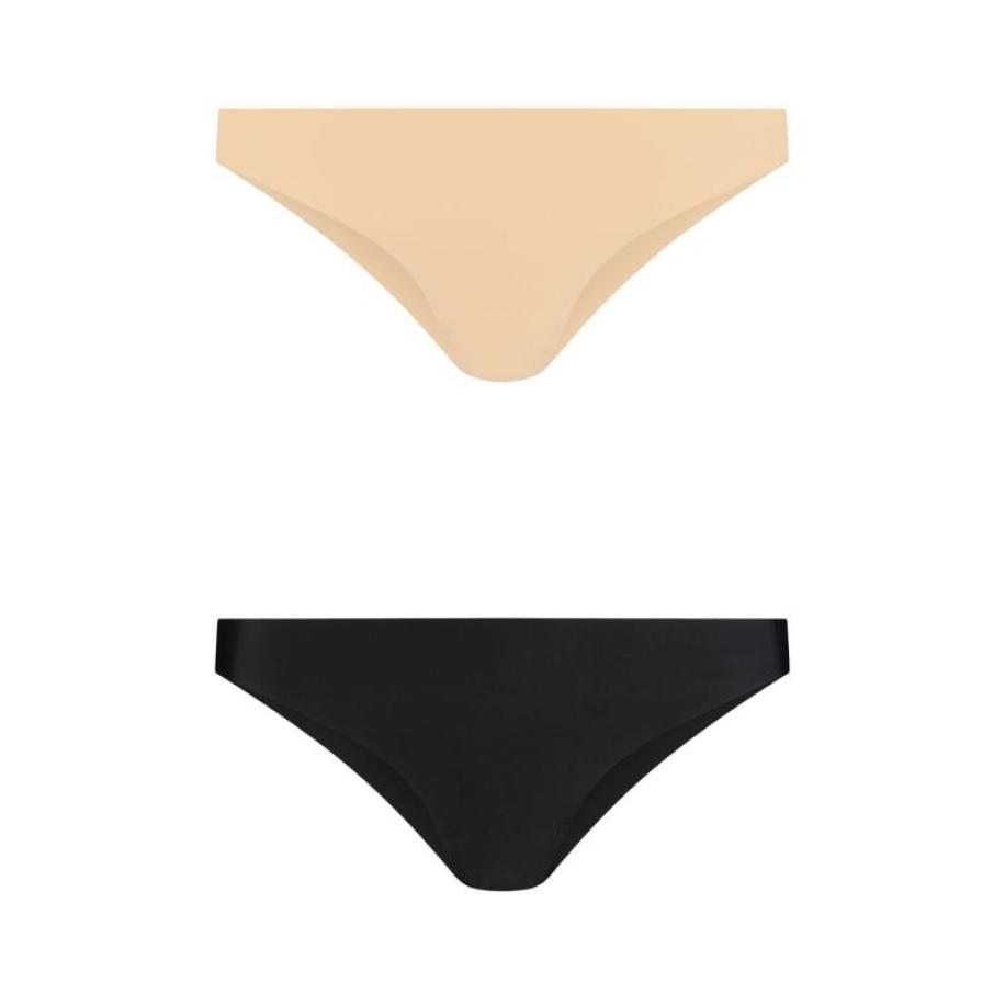 Bye Bra - Invisible Brazilian Nude + Black S Multicolor