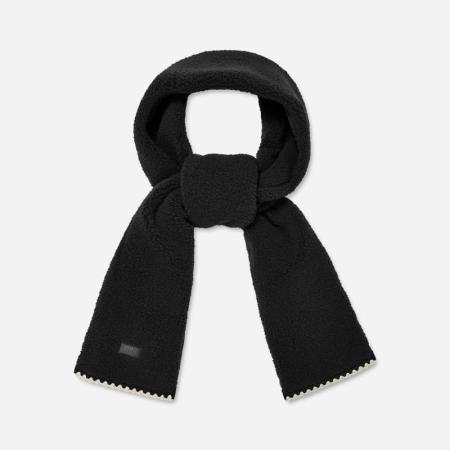 UGG®fluff Scalloped-sjaal in Black, Fleece