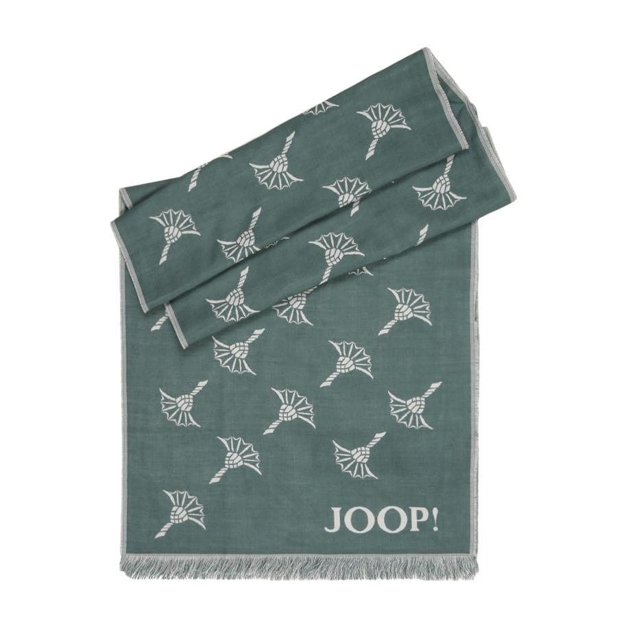 JOOP! Sjaal Feris smaragd / wit Groen