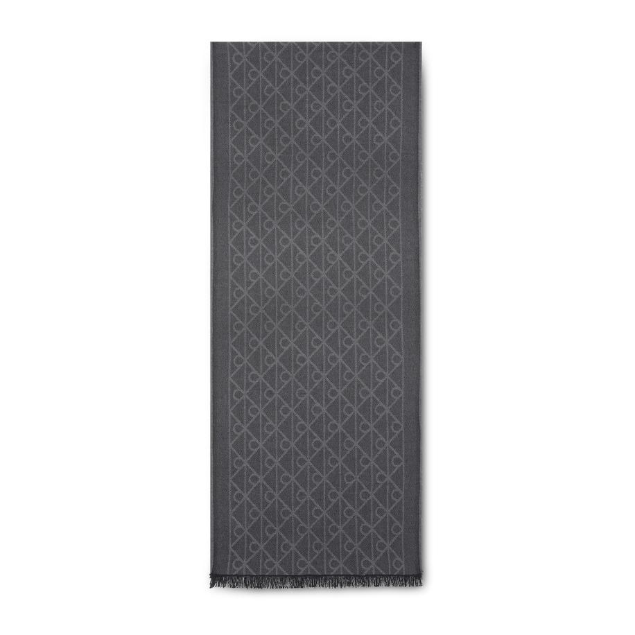 Calvin Klein Calvin Klein Sjaal antraciet / zwart gemêleerd -