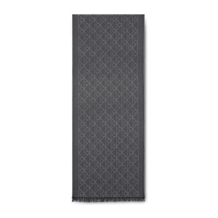 Calvin Klein Calvin Klein Sjaal antraciet / zwart gemêleerd