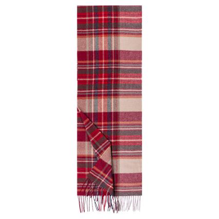 Roeckl Roeckl Sjaal SCOTTISH TARTAN DAMEN beige / grijs / rood