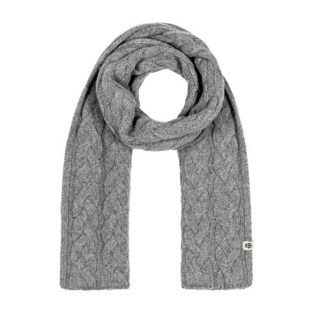 Roeckl Roeckl Sjaal BRAIDED CASHMERE grijs