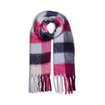 PIECES Sjaal blauw / rood / zwart / wit
