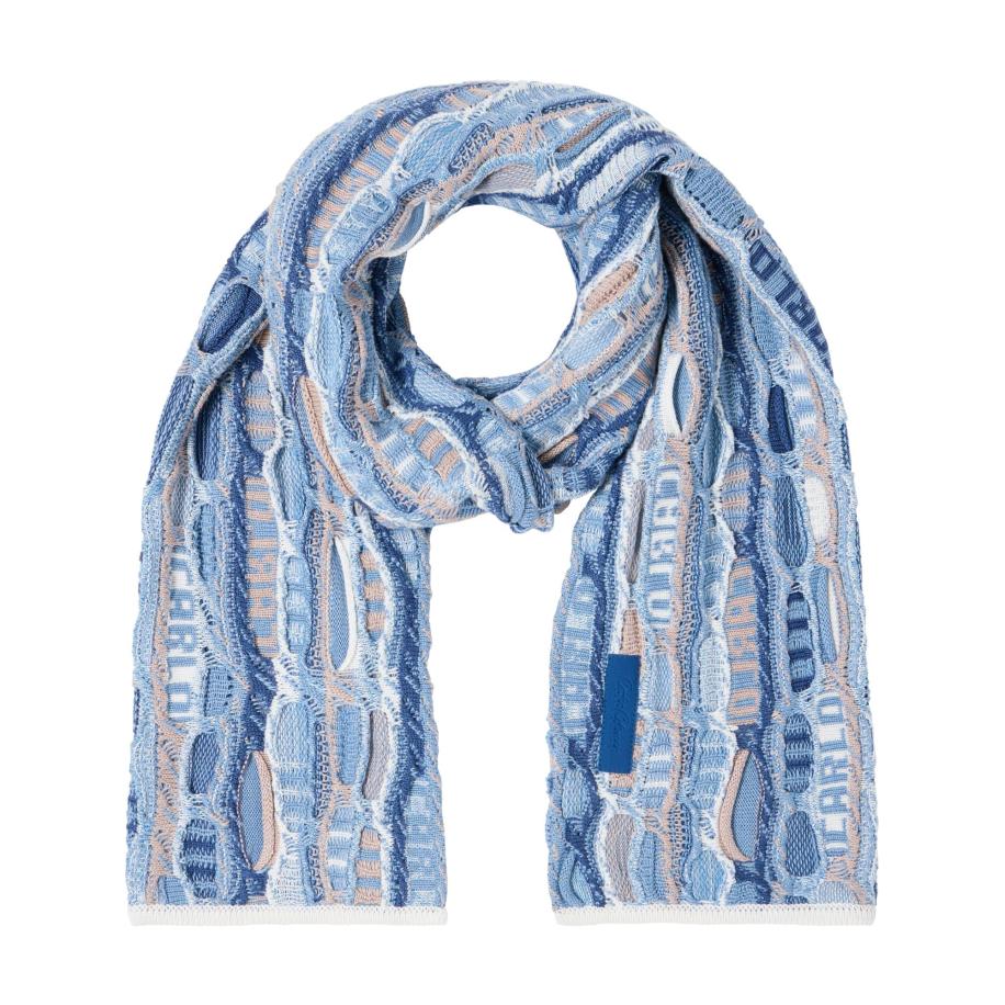 carlo colucci Carlo Colucci Sjaal Di Rosa beige / blauw / wit -