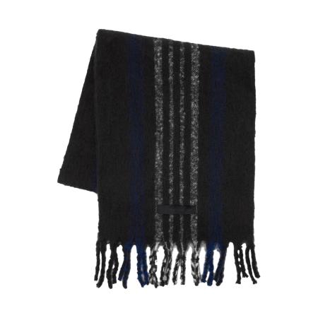 Pull&Bear Sjaal donkerblauw / grijs / zwart