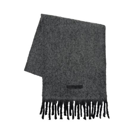 Pull&Bear Sjaal donkergrijs / zwart