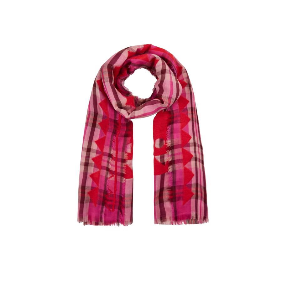 CODELLO Sjaal gemengde kleuren / pink Roze