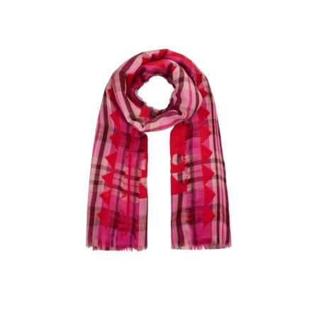 CODELLO Sjaal gemengde kleuren / pink