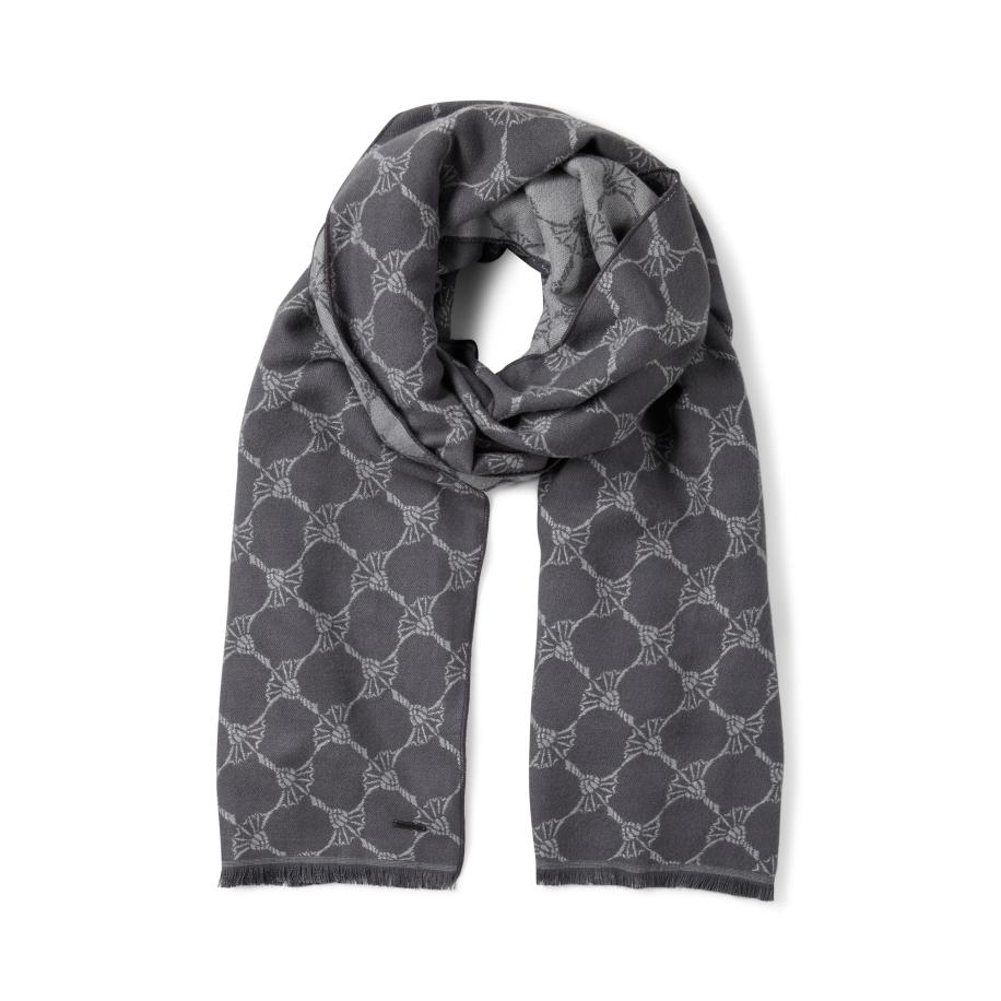 JOOP! JOOP! Sjaal Felix grijs / donkergrijs -