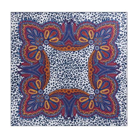 Roeckl Roeckl Doek WILD FRAME FRAME blauw / oranje / rood