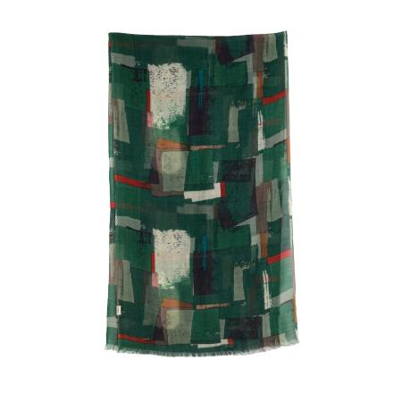 Seasalt Cornwall Sjaal grijs / groen / rood