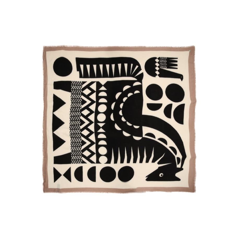 CODELLO Doek beige / chamois / zwart Bruin