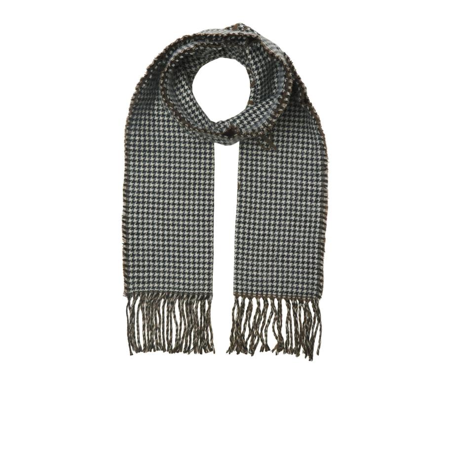 JACK & JONES Sjaal bruin / groen / offwhite Bruin