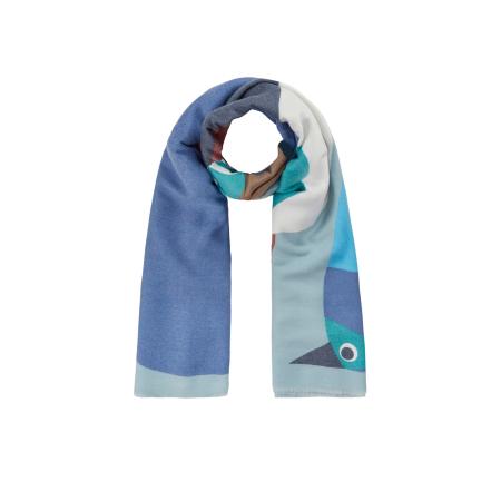 CODELLO Sjaal blauw / gemengde kleuren