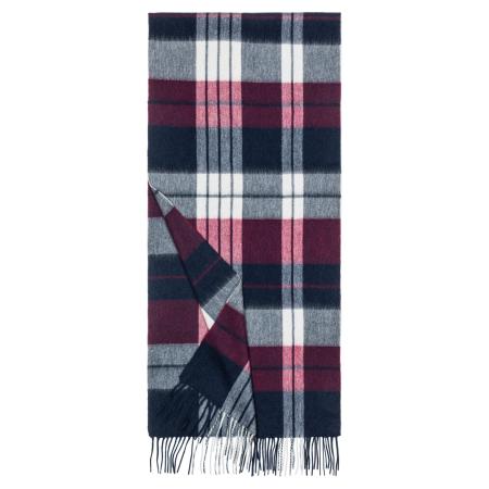 Roeckl Sjaal MODERN PLAID blauw / donkerblauw / rood / donkerrood