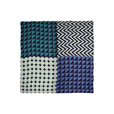 CODELLO Doek blauw / mintgroen / lila