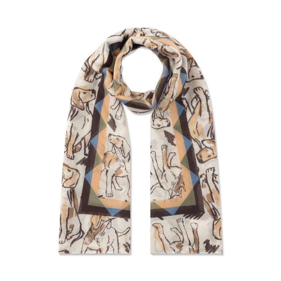 CODELLO Sjaal beige / gemengde kleuren Bruin