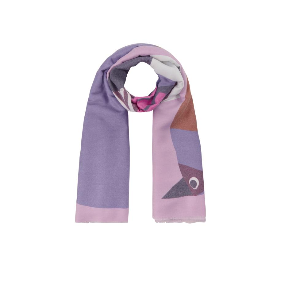 CODELLO Sjaal sering / gemengde kleuren Paars