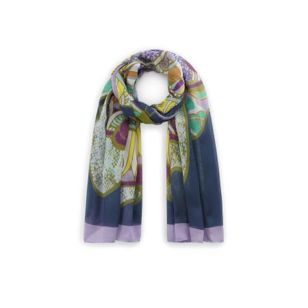 Codello CODELLO Sjaal blauw / lila / gemengde kleuren