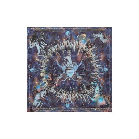 Bolongaro Trevor Bolongaro Trevor Sjaal Celsital beige / lichtblauw / donkerblauw / zwart