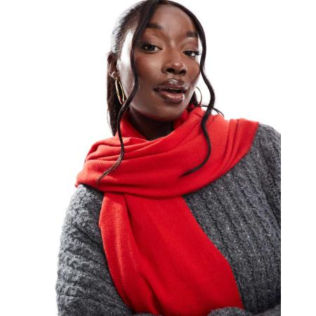 Accessorize Grace Superzachte grote sjaal in rood