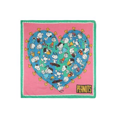 CODELLO Doek Peanuts blauw / goudgeel / groen / pink