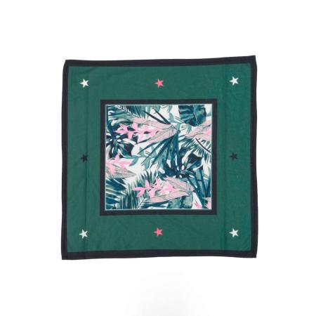 Just Rhyse Just Rhyse Sjaal groen / donkergroen / lichtroze / offwhite