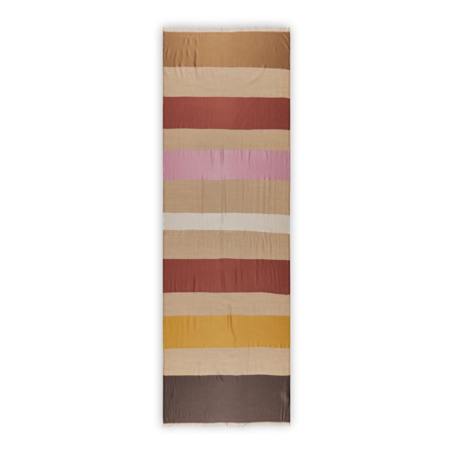 CODELLO Sjaal beige / bruin / geel / rood Multicolor