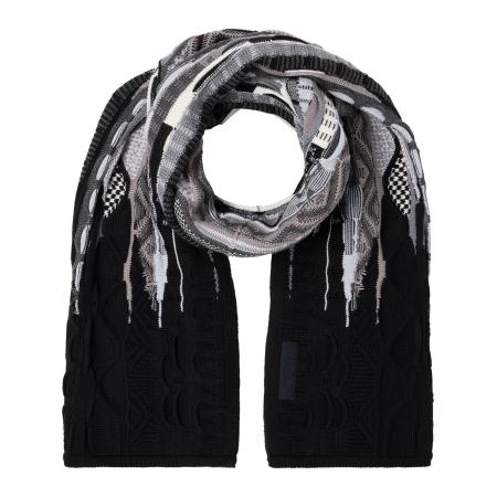 carlo colucci Carlo Colucci Sjaal Di Rosa beige / grijs / zwart / wit