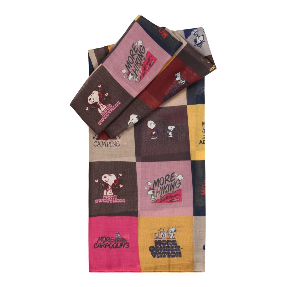 CODELLO Sjaal Peanuts beige / bruin / safraan / pink Bruin