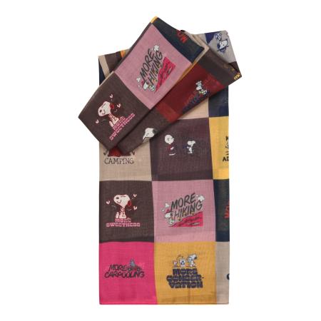 CODELLO Sjaal Peanuts beige / bruin / safraan / pink