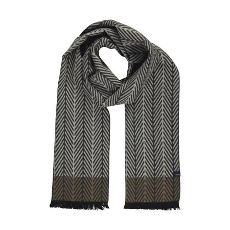 LERROS Sjaal lichtbruin / grijs / zwart