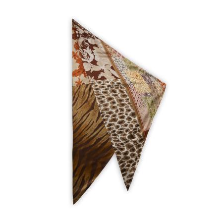 CODELLO Doek beige / bruin / groen / rood