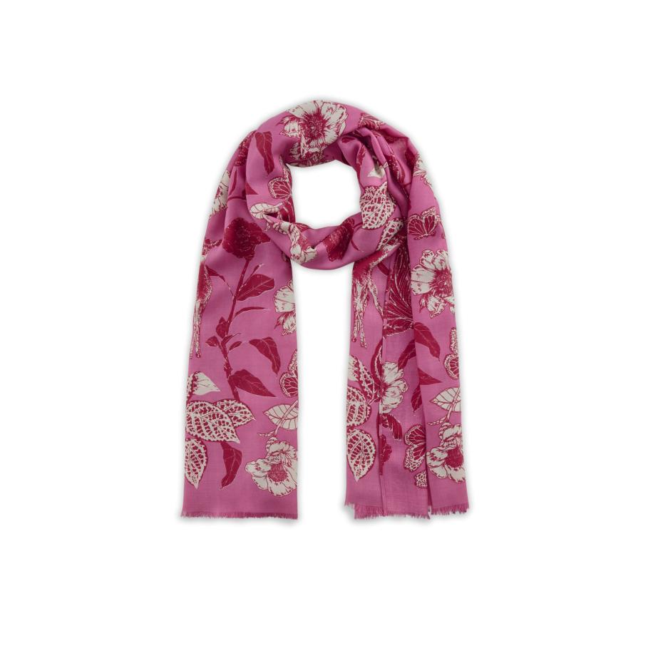 CODELLO Sjaal pink / wit Roze