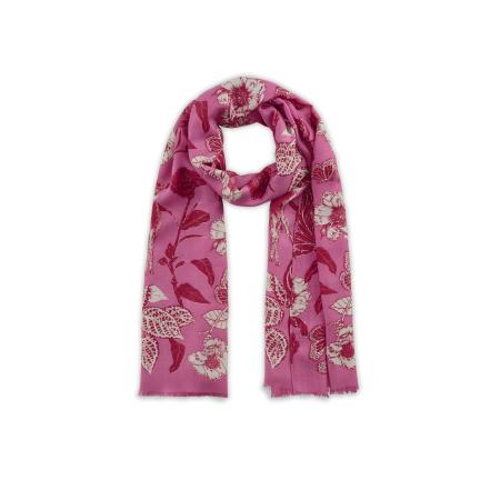 CODELLO Sjaal pink / wit