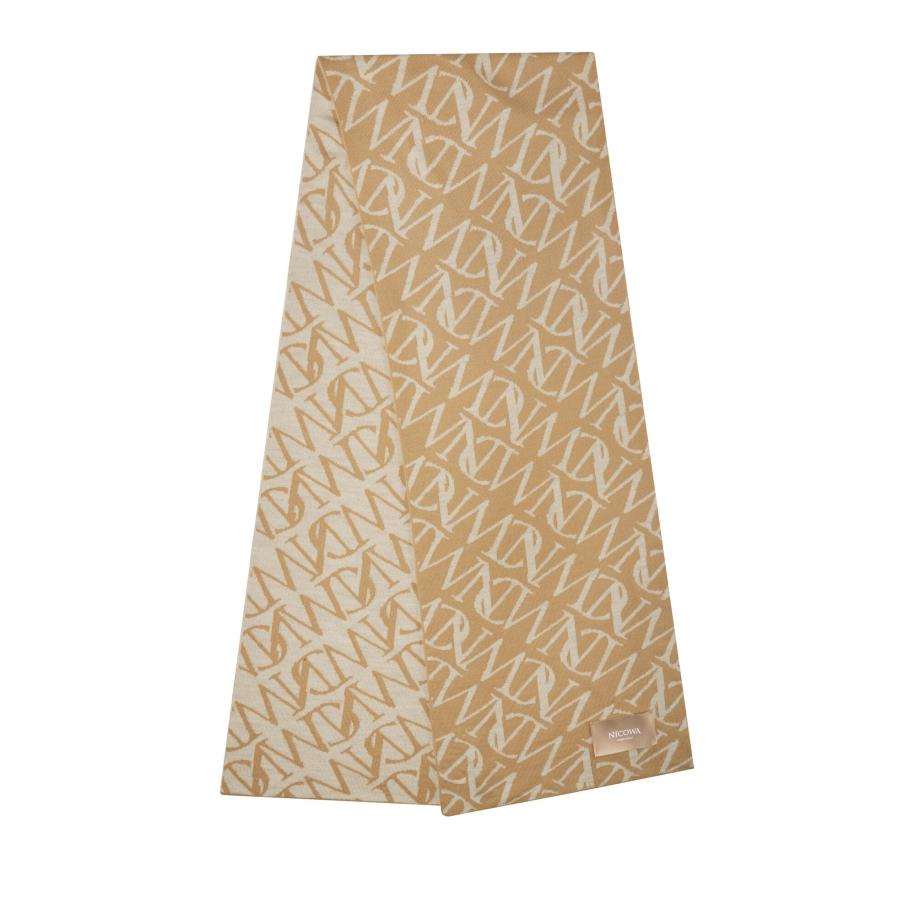 Nicowa Nicowa Sjaal Mariwo beige / grijs -
