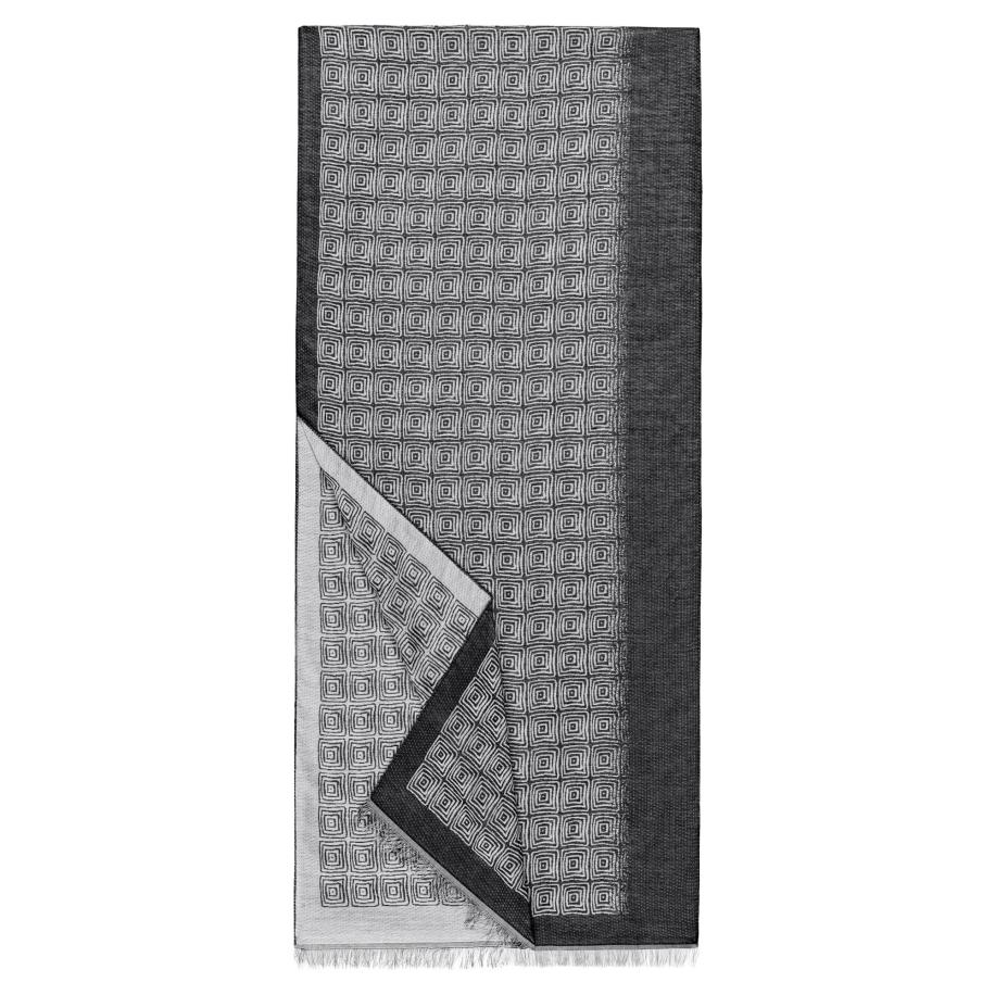 Roeckl Roeckl Sjaal LIGHT PATTERN grijs / antraciet -