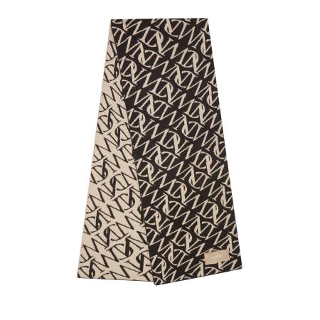 Nicowa Sjaal beige / zwart