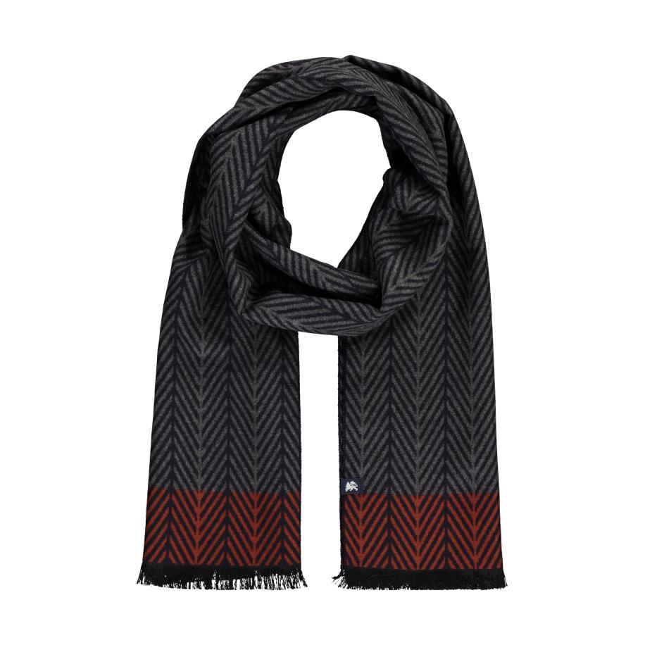 LERROS Sjaal grijs / rood Grijs