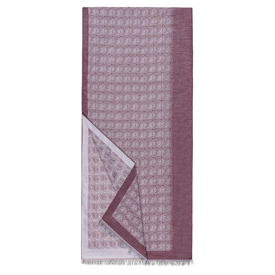 Roeckl Roeckl Sjaal grijs / bourgogne -