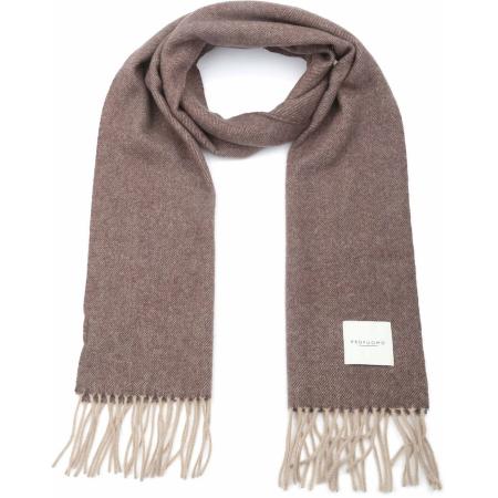 Profuomo Sjaal Lamswol Brown -