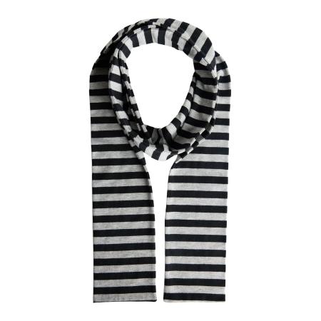 Bershka Sjaal lichtgrijs / zwart