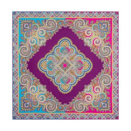 Roeckl Roeckl Doek SQUARE GARDEN PAISLEY lila / gemengde kleuren